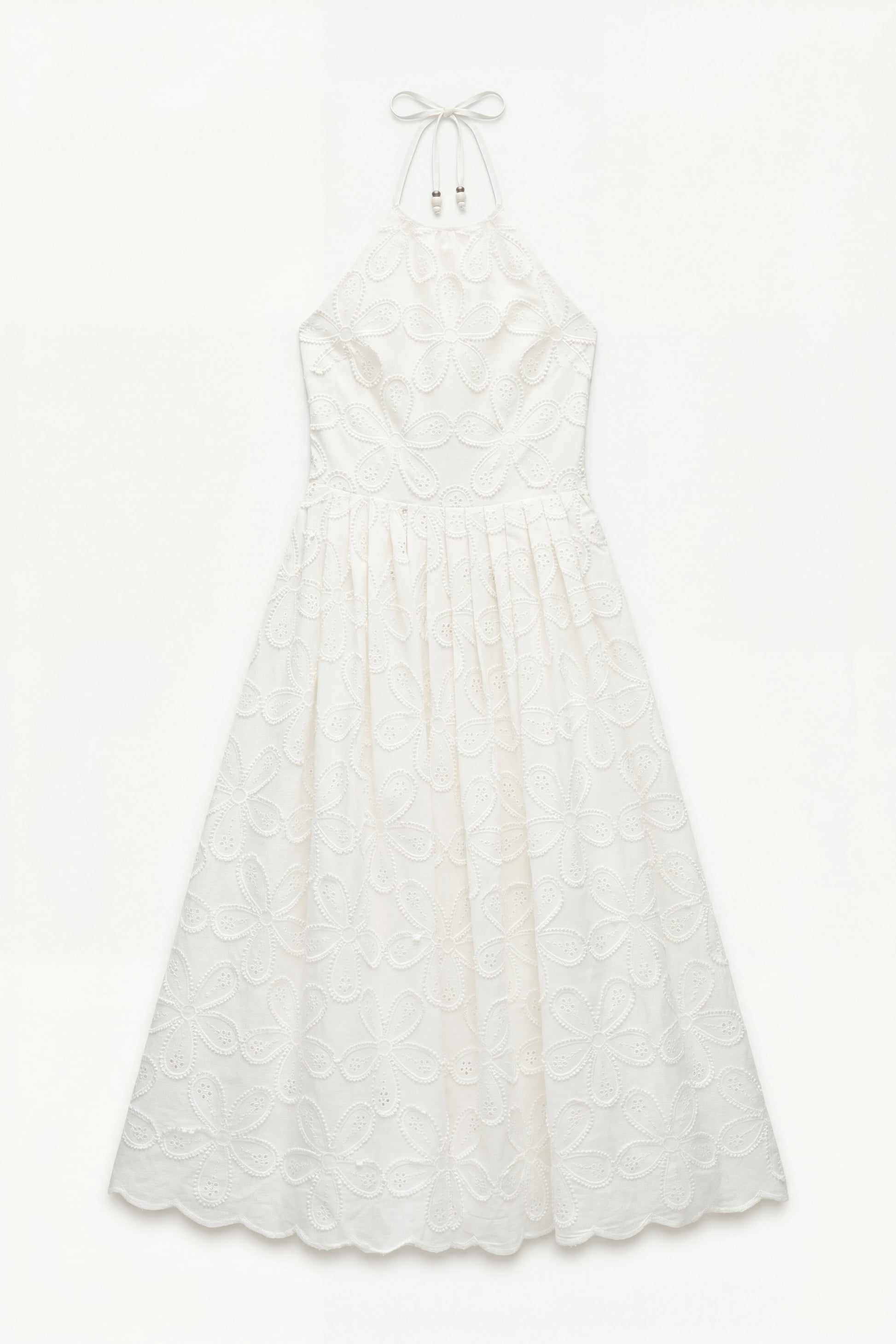 Long backless dress with embroidery Baroc Boutique