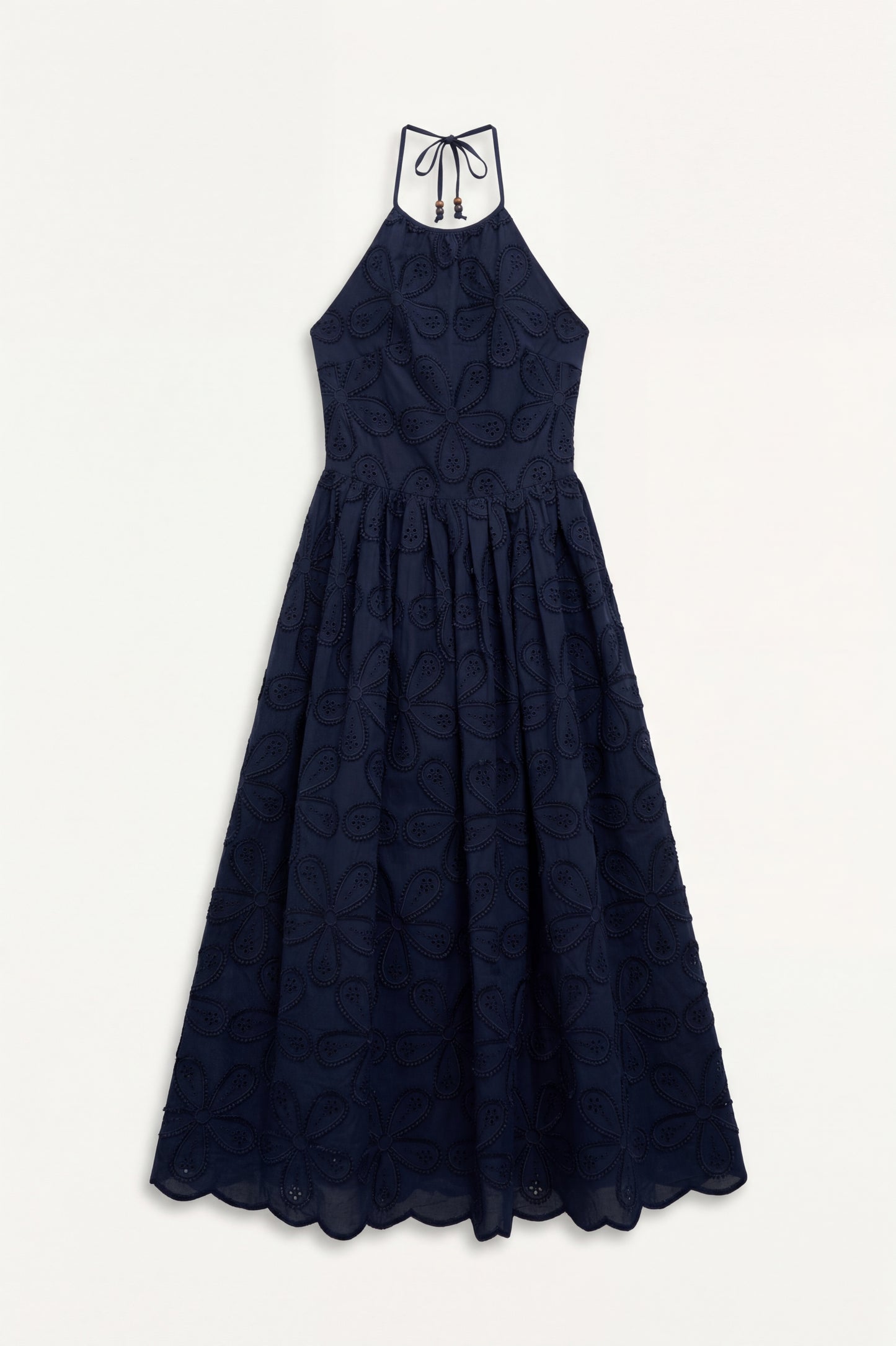 Long backless dress with embroidery Baroc Boutique