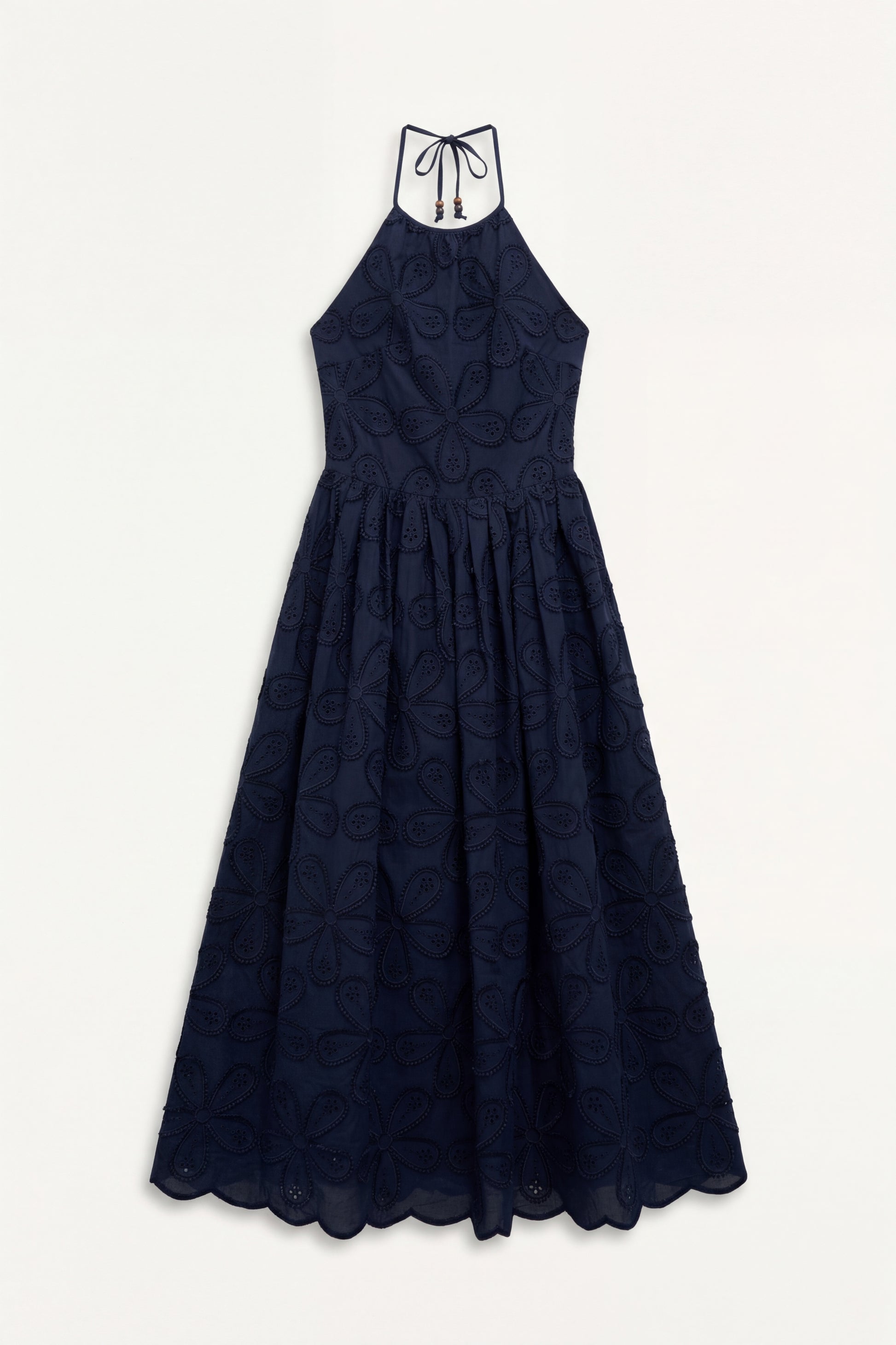 Long backless dress with embroidery Baroc Boutique
