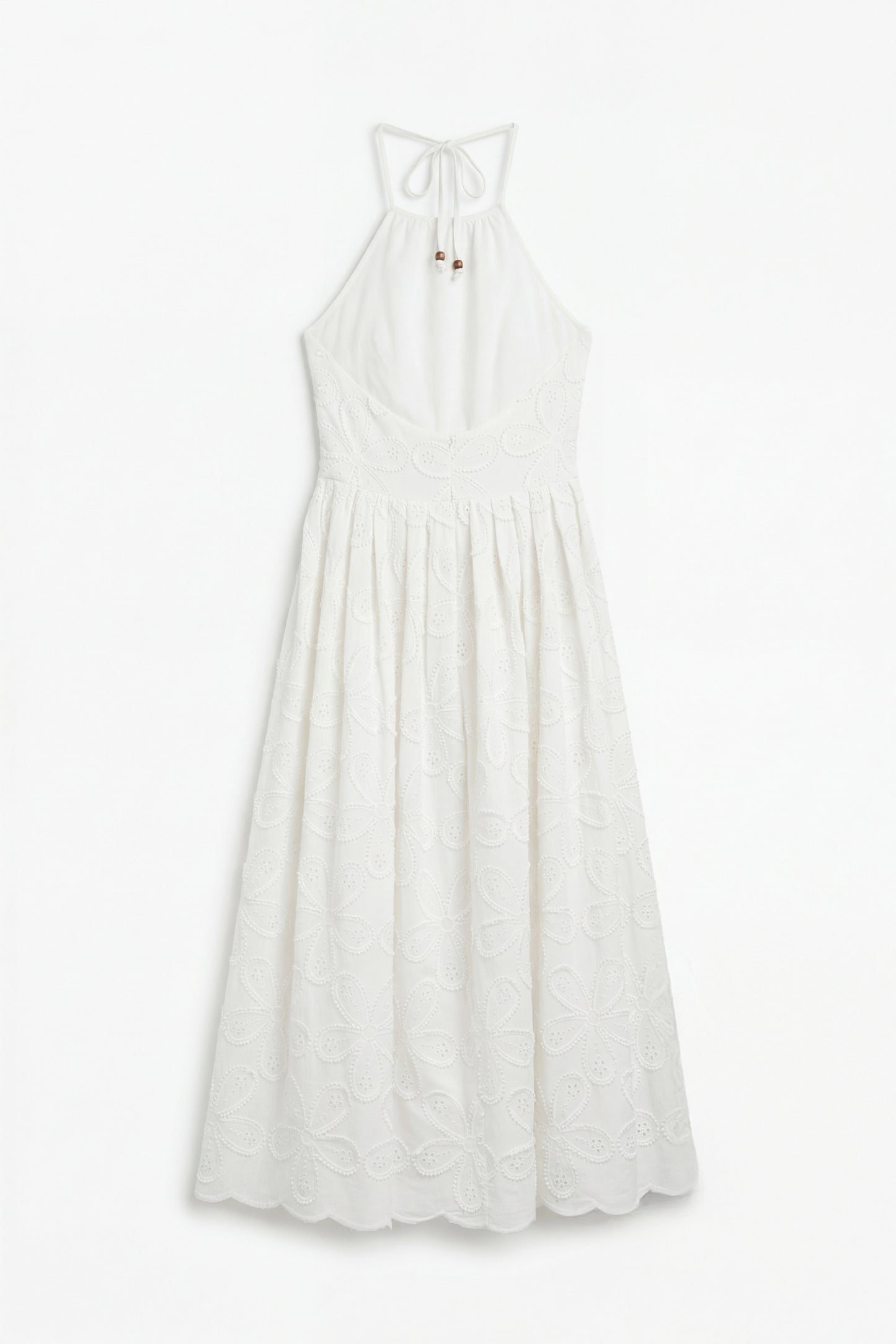 Long backless dress with embroidery Baroc Boutique