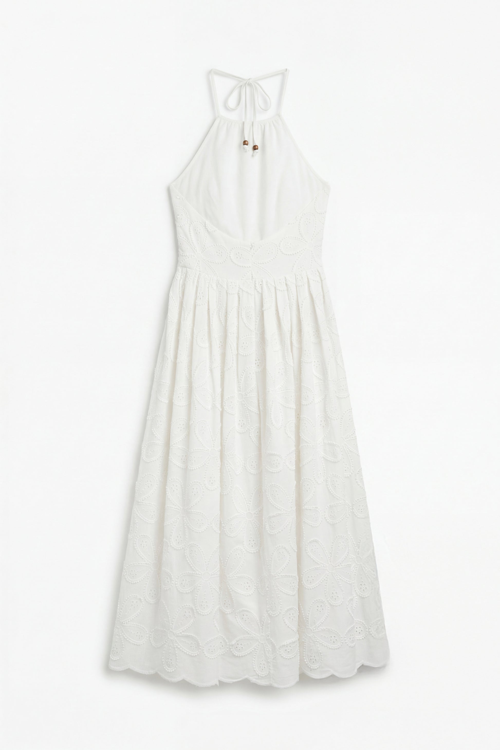 Long backless dress with embroidery Baroc Boutique