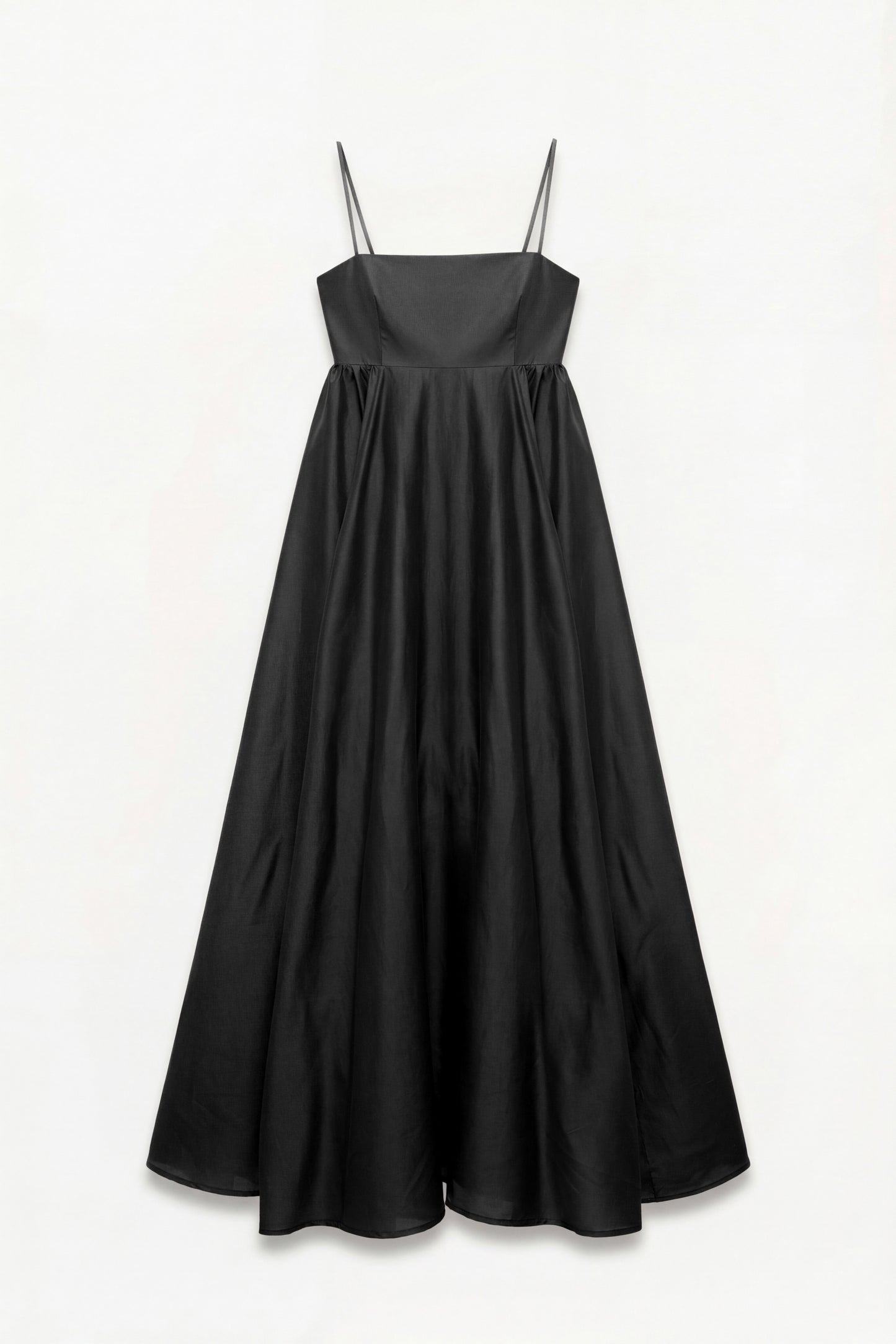 Long lyocell blend dress with spaghetti straps Baroc Boutique