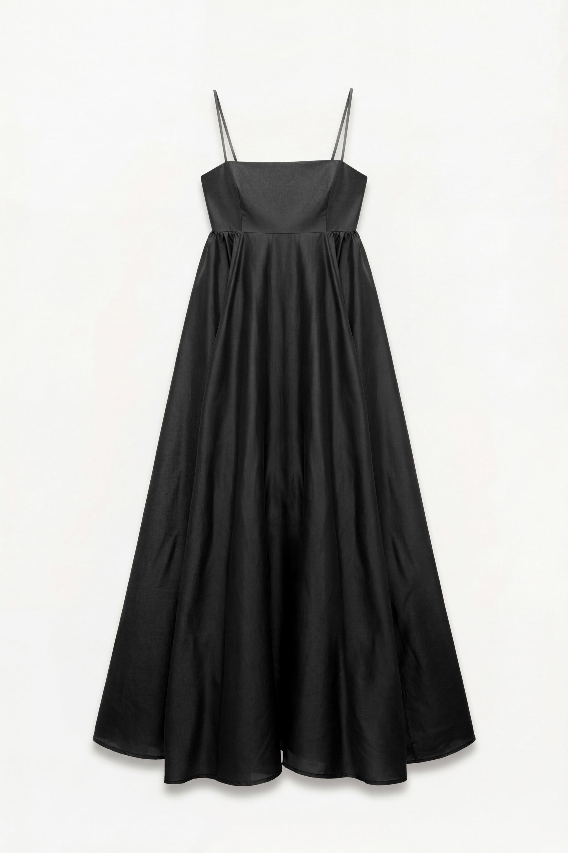 Long lyocell blend dress with spaghetti straps Baroc Boutique