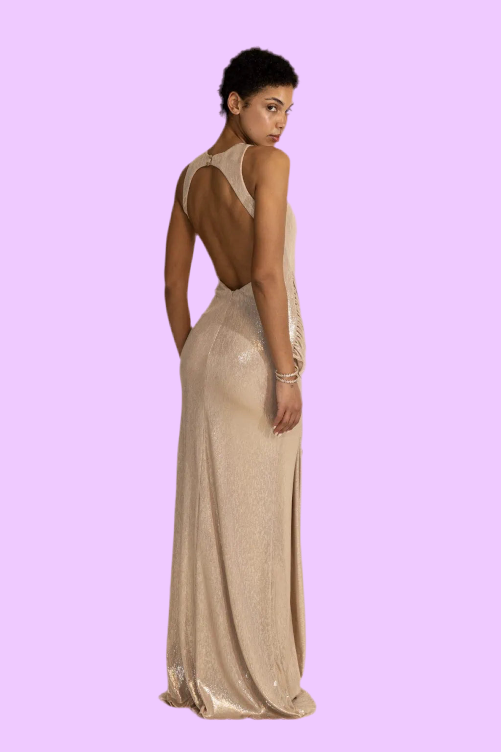 Long shimmering Seren Dress Baroc Boutique