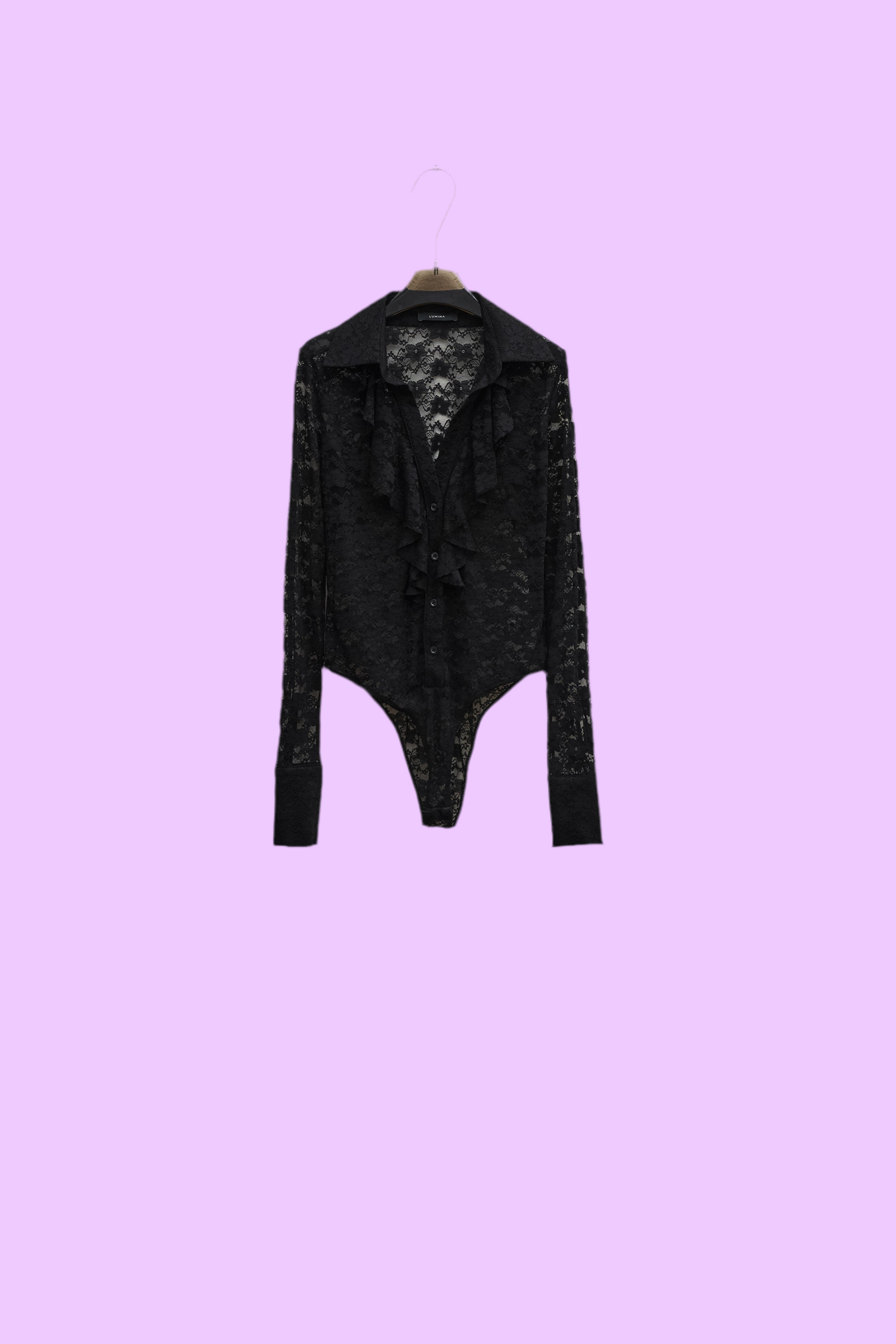 Long sleeve body with collar Baroc Boutique