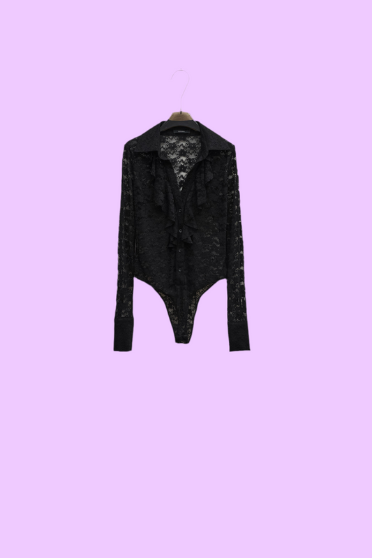 Long sleeve body with collar Baroc Boutique