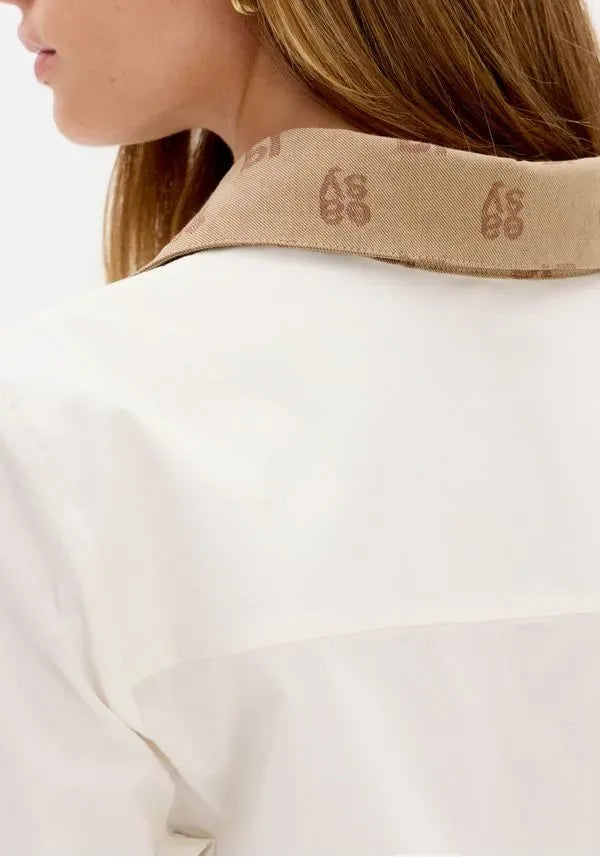 Long Sleeve Elongated Button-Down Shirt Baroc Boutique