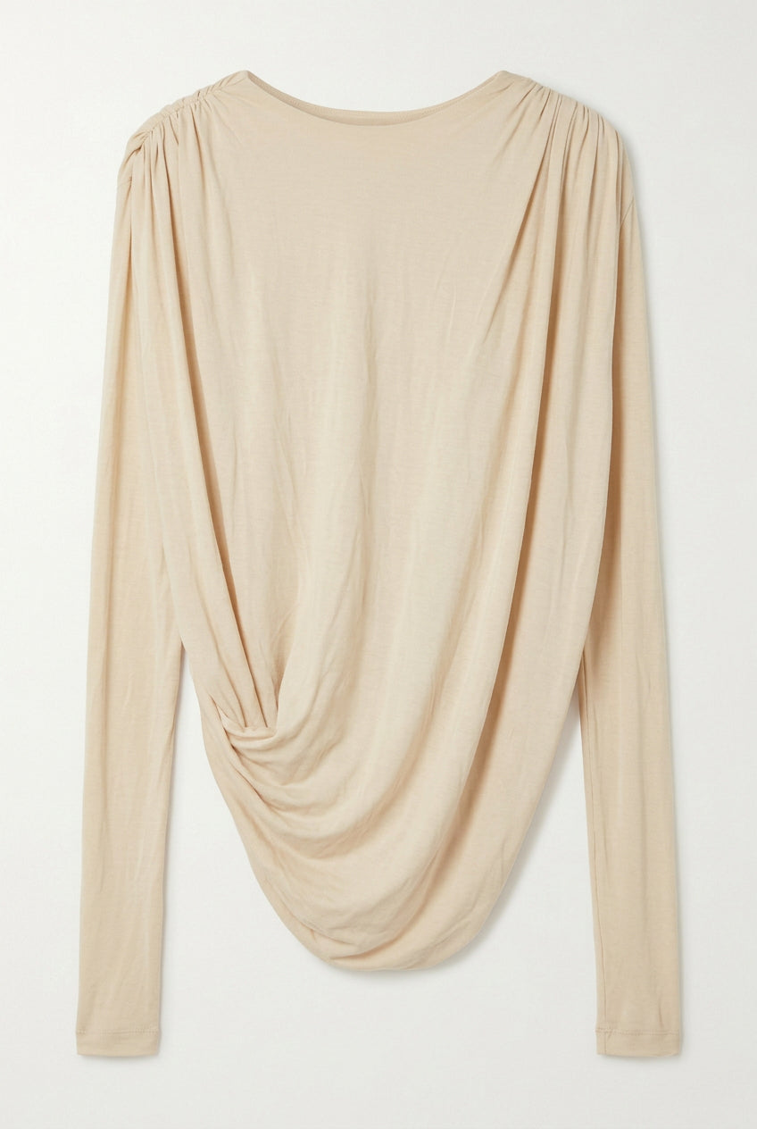 Long sleeve top with ruffle Baroc Boutique