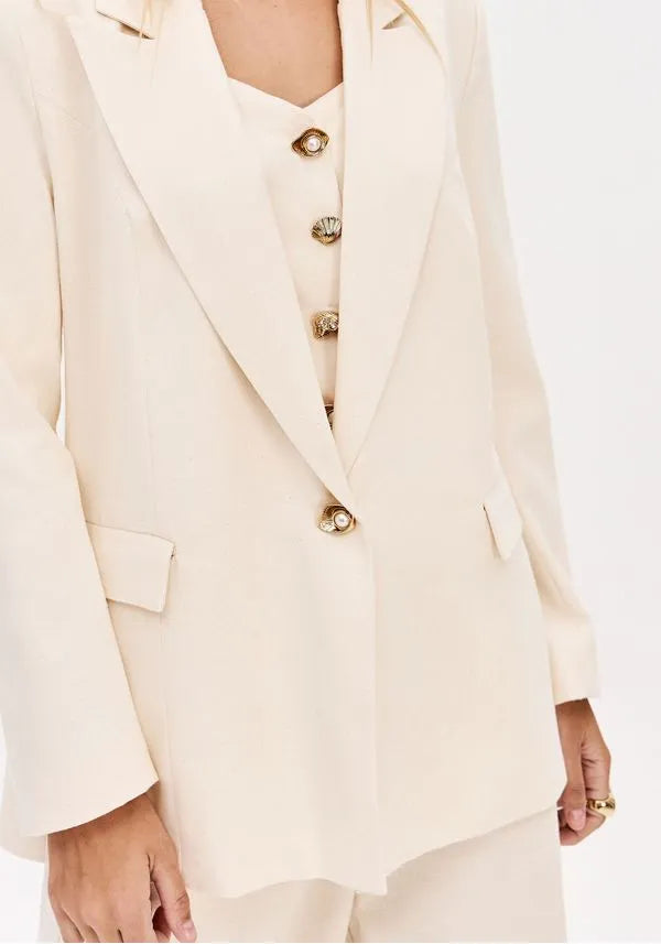Long sleeved blazer with button closure Baroc Boutique