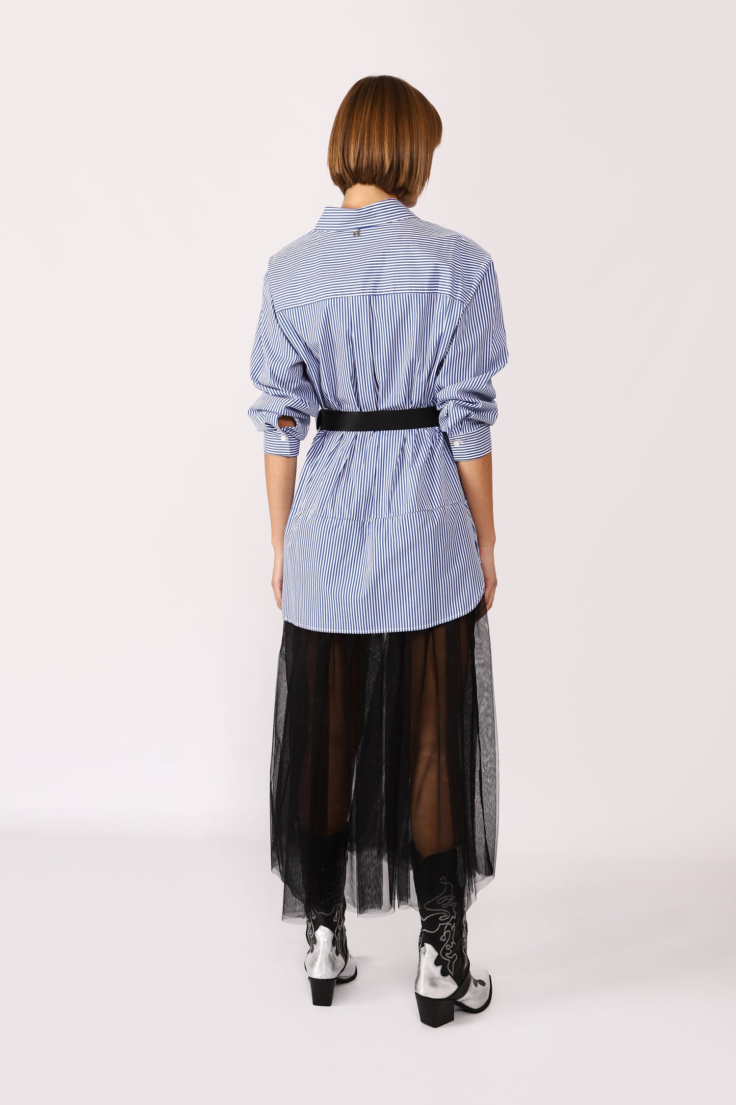 Long stripe shirt dress Baroc Boutique