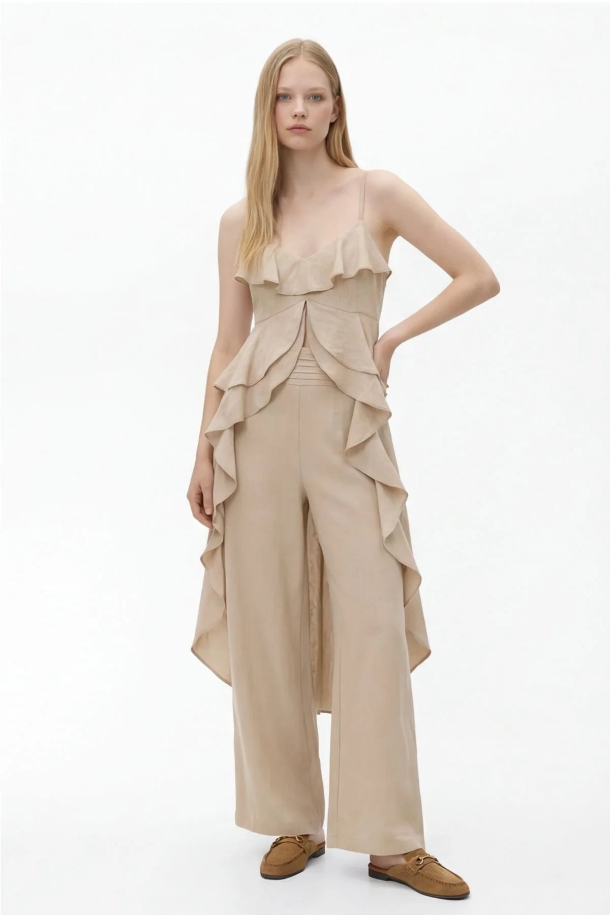 Long top with spaghetti straps Baroc Boutique