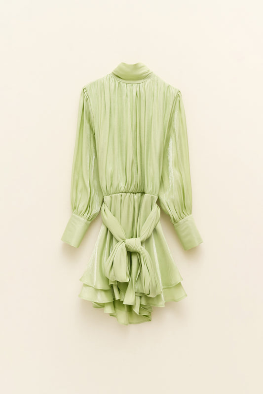 Longsleeve Short dress with ruffles Baroc Boutique