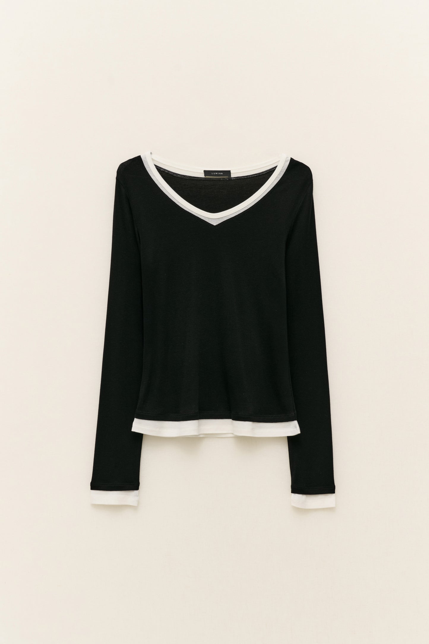 Longsleeve V-neck tees Baroc Boutique