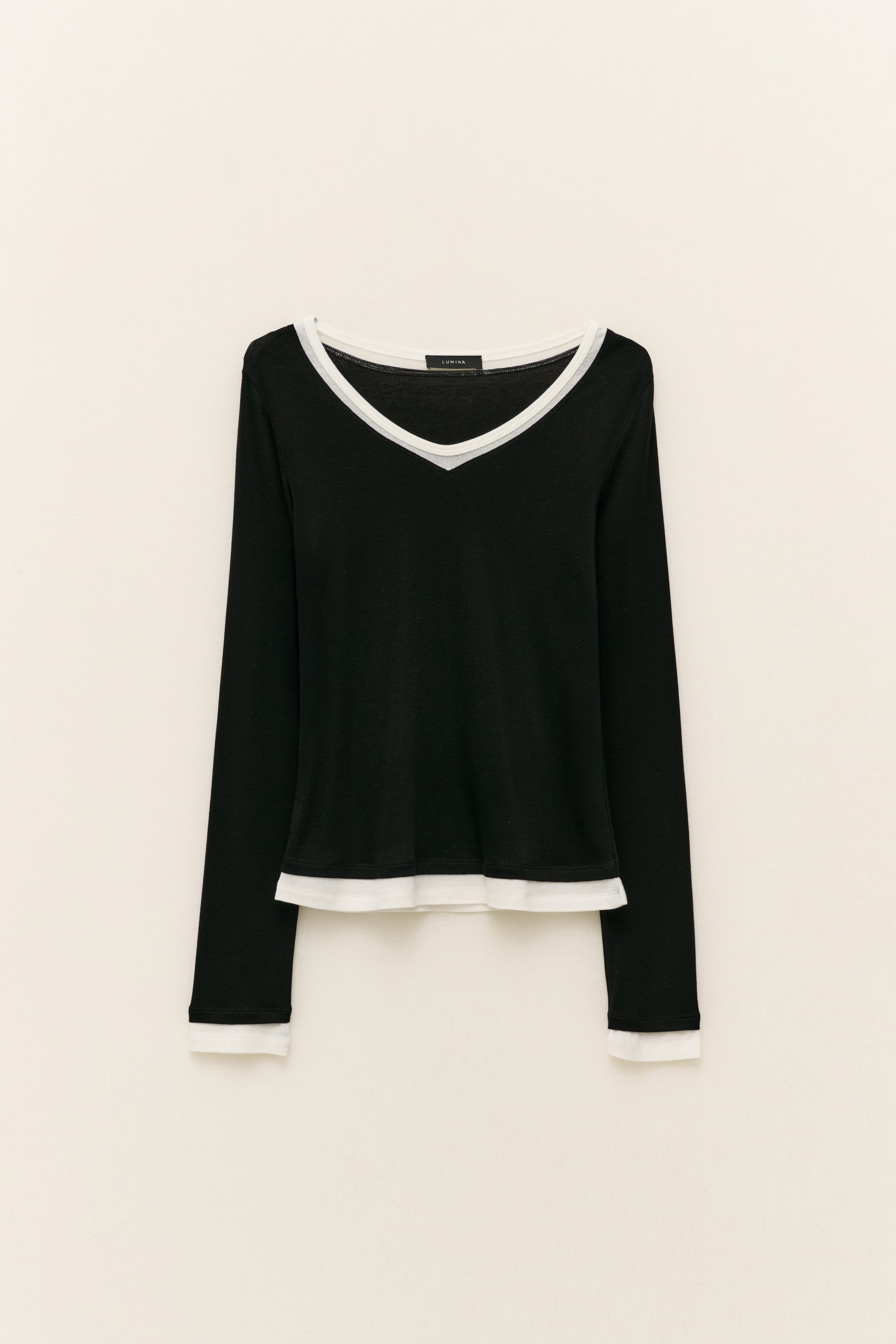 Longsleeve V-neck tees Baroc Boutique