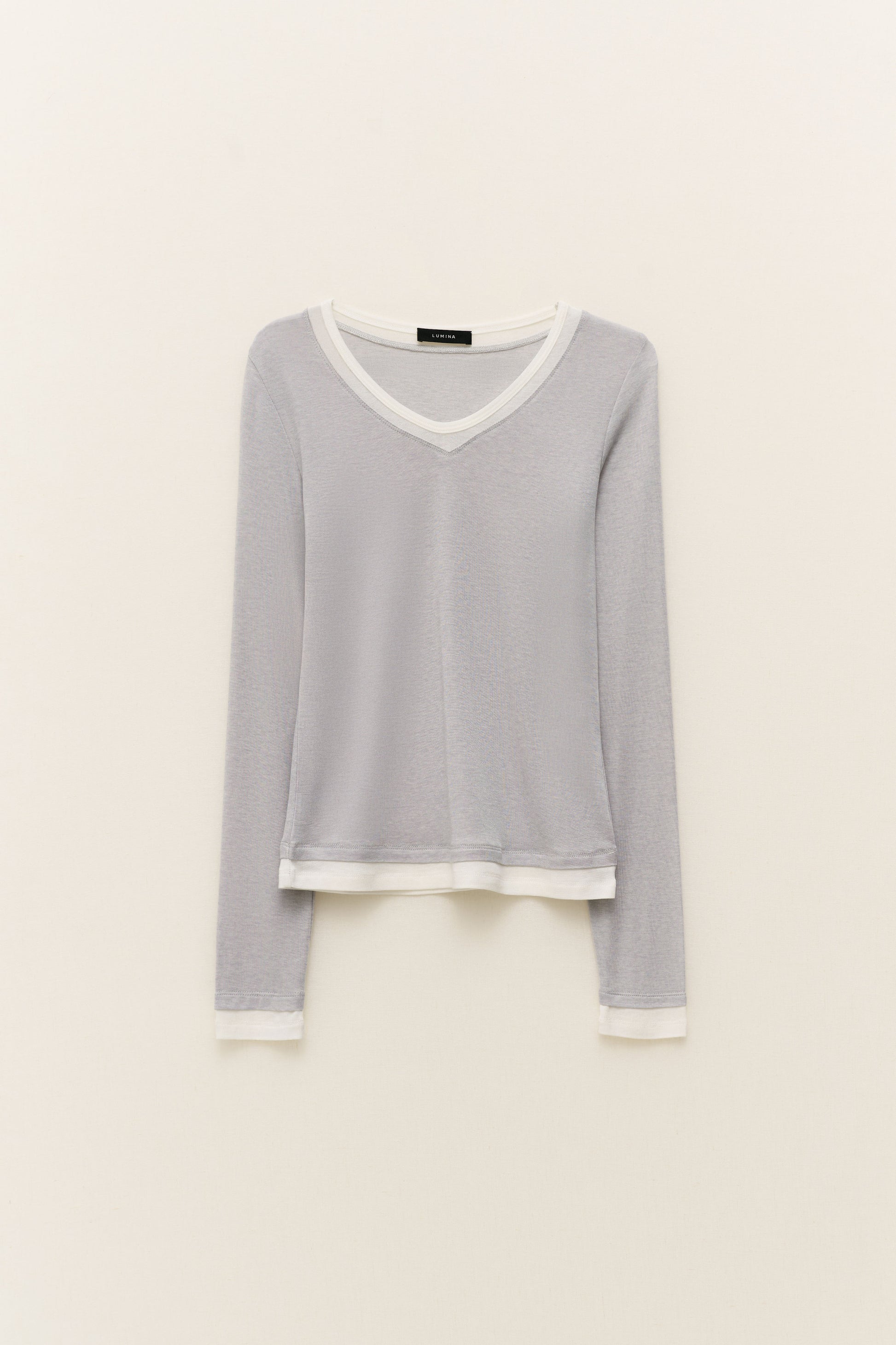 Longsleeve V-neck tees Baroc Boutique