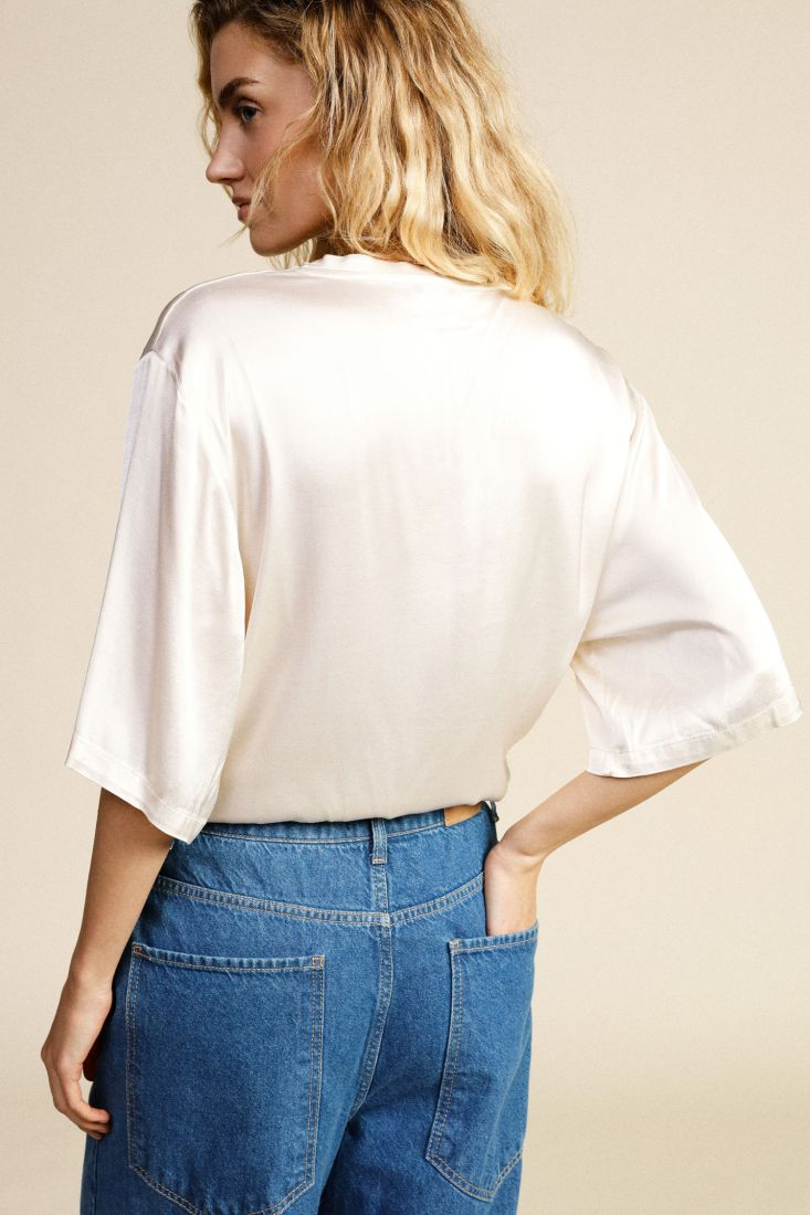 Loose fit short sleeve top Baroc Boutique