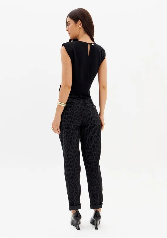 Luna mom black jeans Baroc Boutique