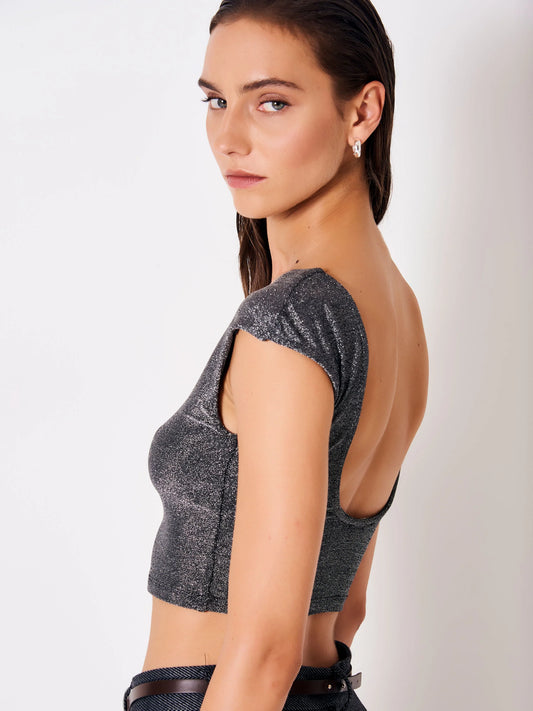 Lurex Top with low back Baroc Boutique