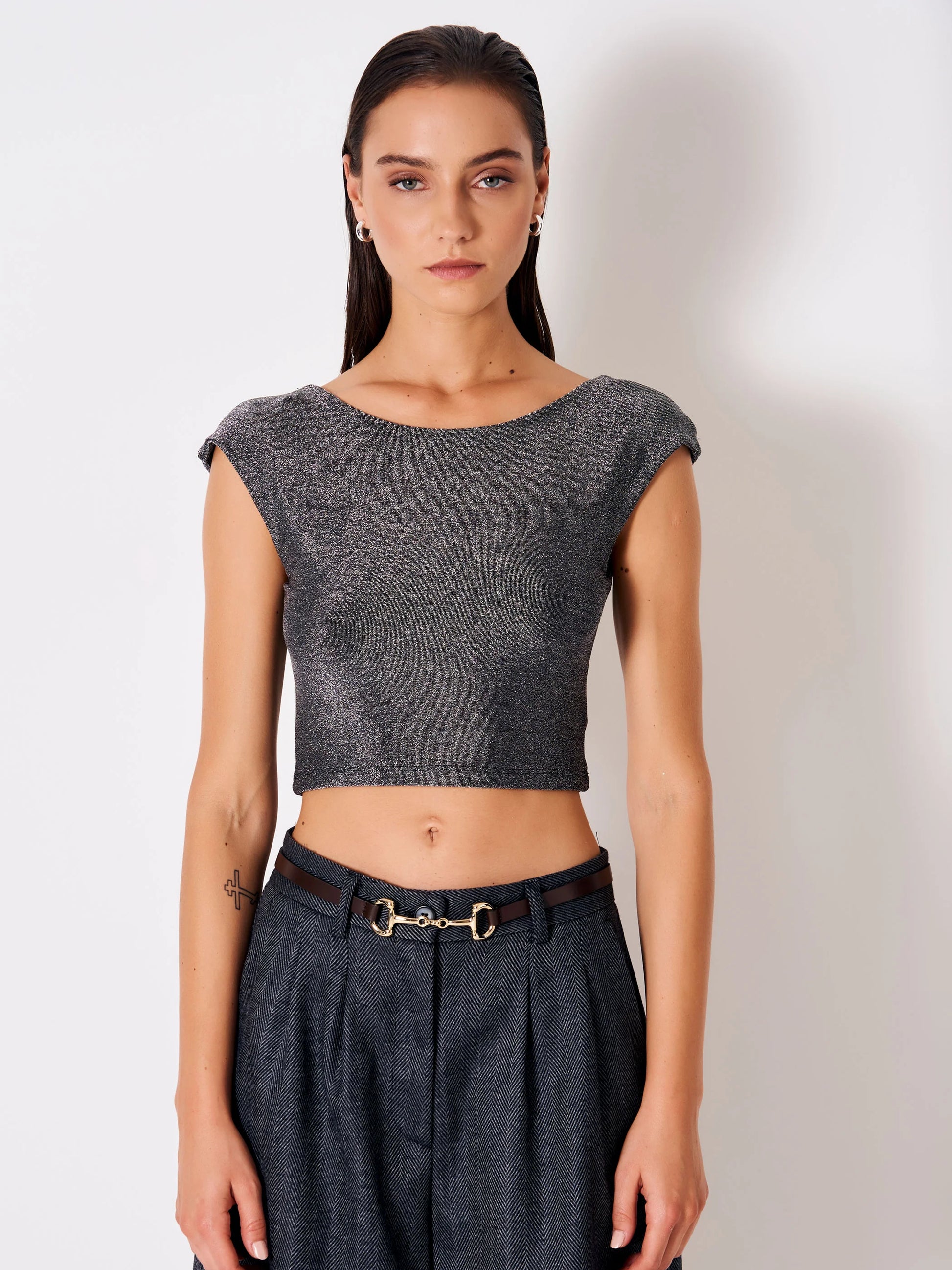Lurex Top with low back Baroc Boutique