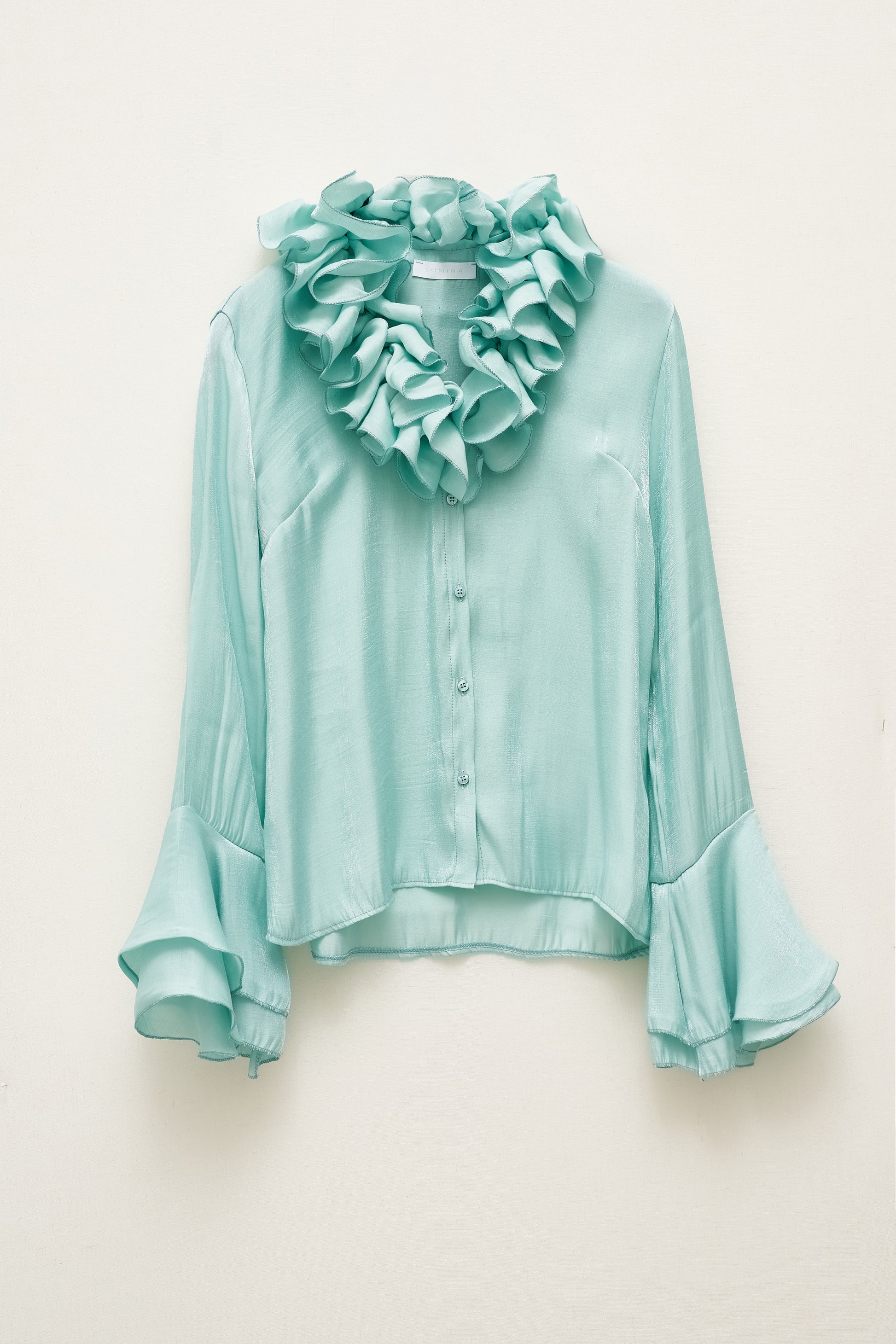 Longsleeve sheer blouse with ruffles Baroc Boutique M/L