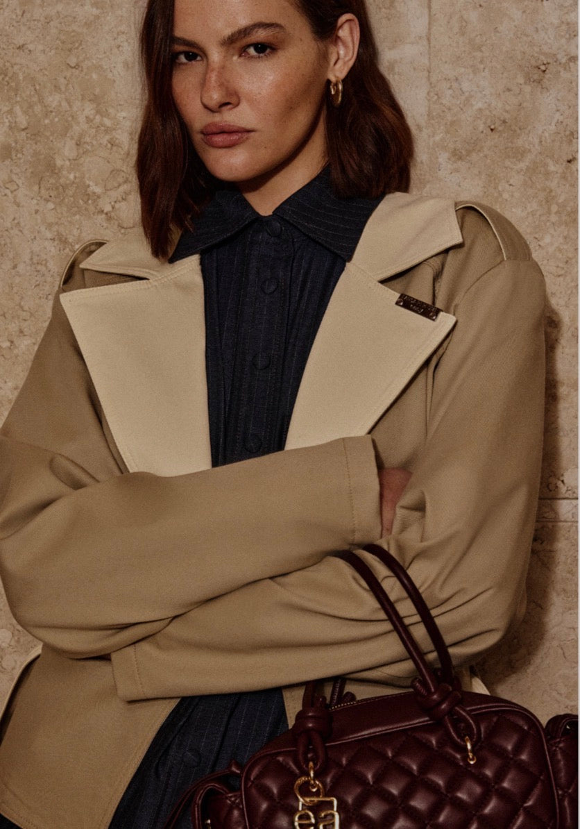 Long sleeve jacket with lapels Baroc Boutique Medium