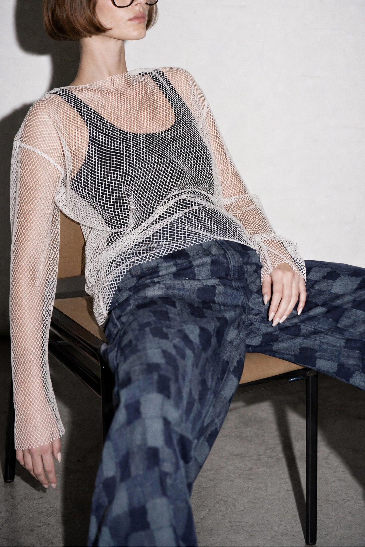 Mesh long sleeved top Baroc Boutique