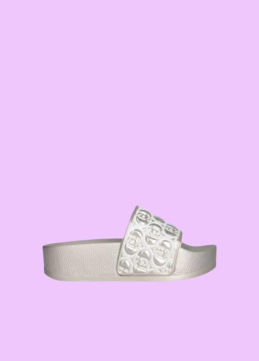 Metallic effect platform sandas Baroc Boutique