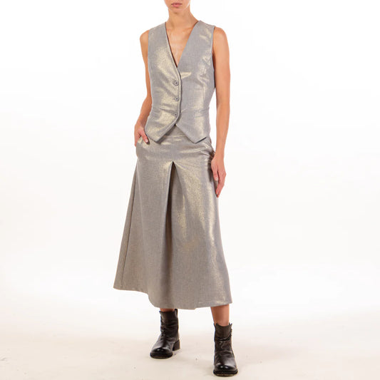 Metallic Skirt Baroc Boutique