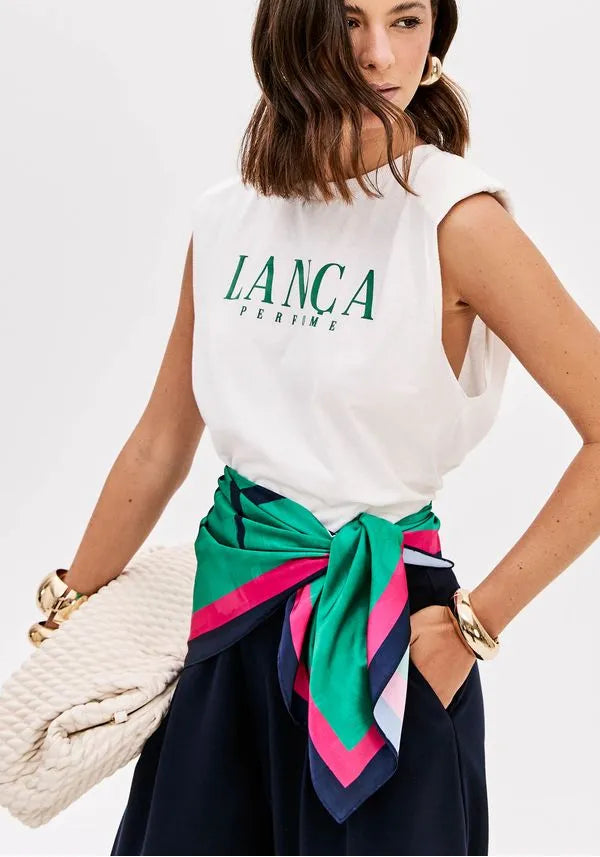 Muscle tee with scarf Baroc Boutique