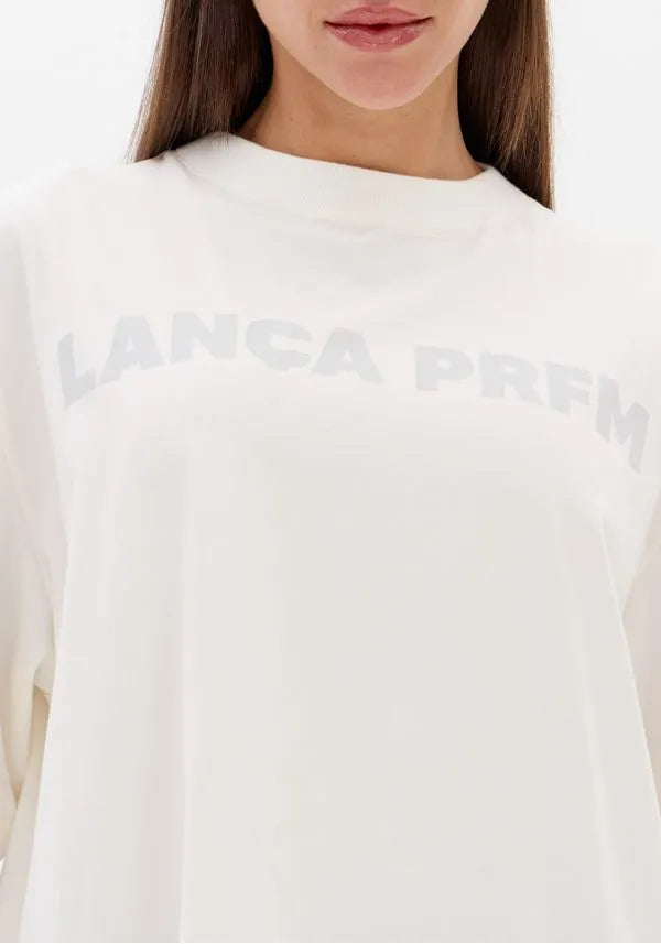 Offwhite oversized short sleeve  t-shirt Baroc Boutique