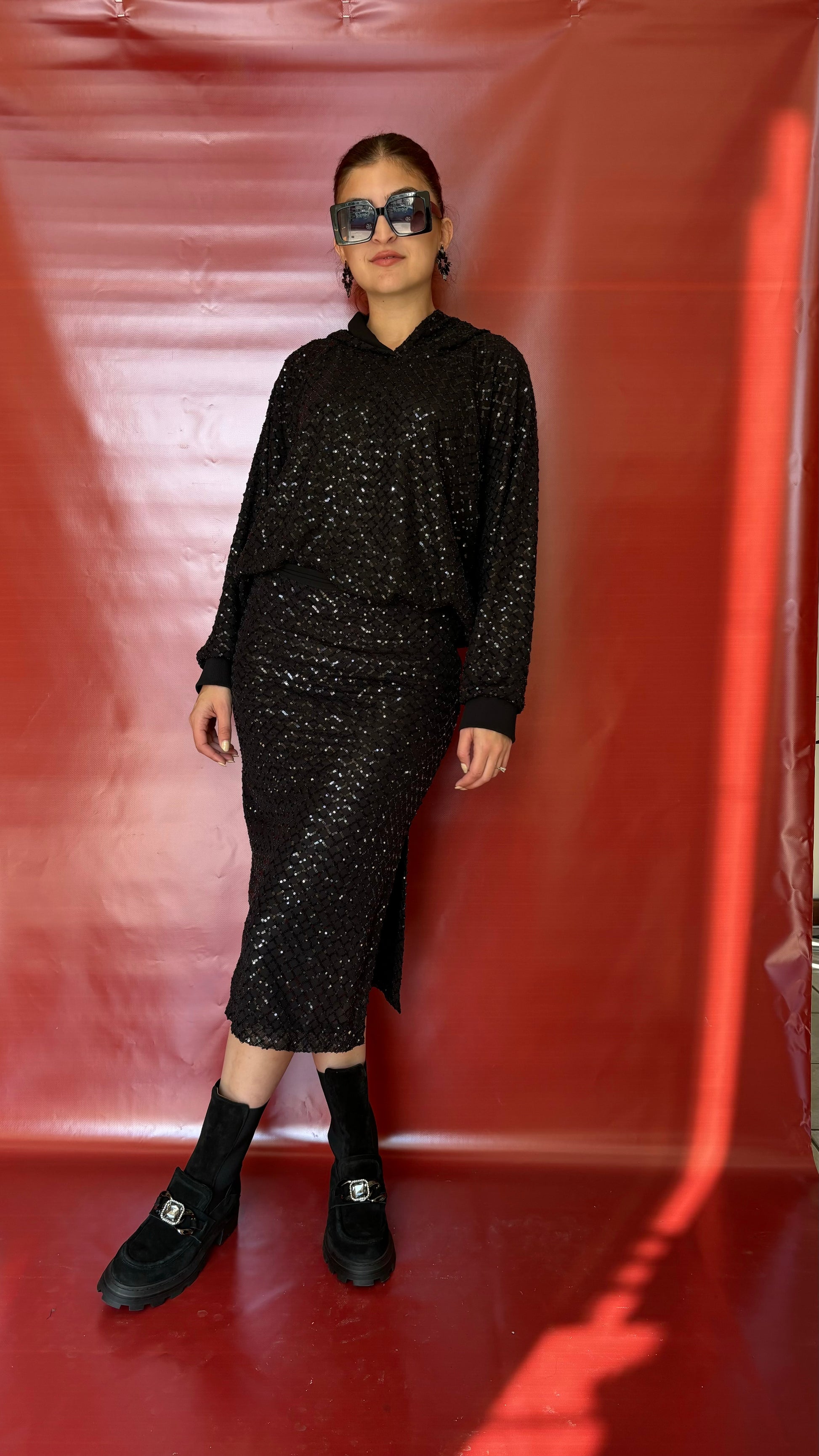 Embroidered hoodie Baroc Boutique ONE - SIZE