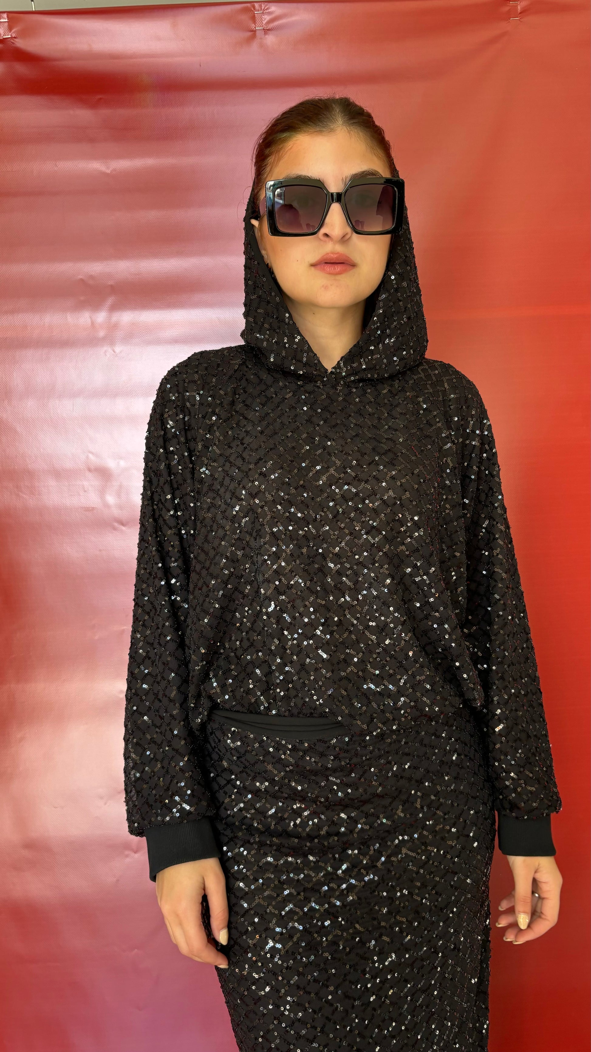 Embroidered hoodie Baroc Boutique ONE - SIZE