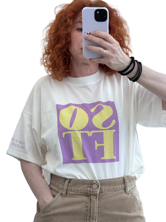 White short sleeve t-shirt Baroc Boutique One size