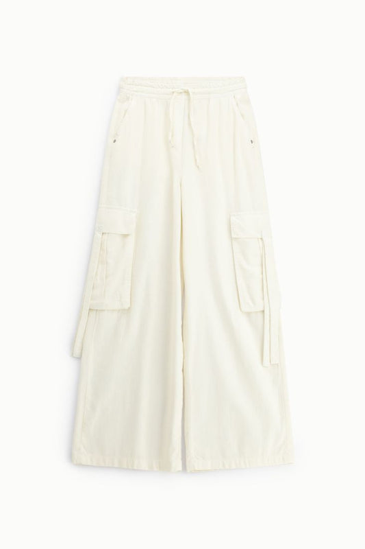 Palazzo cargo trouser with side pockets Baroc Boutique