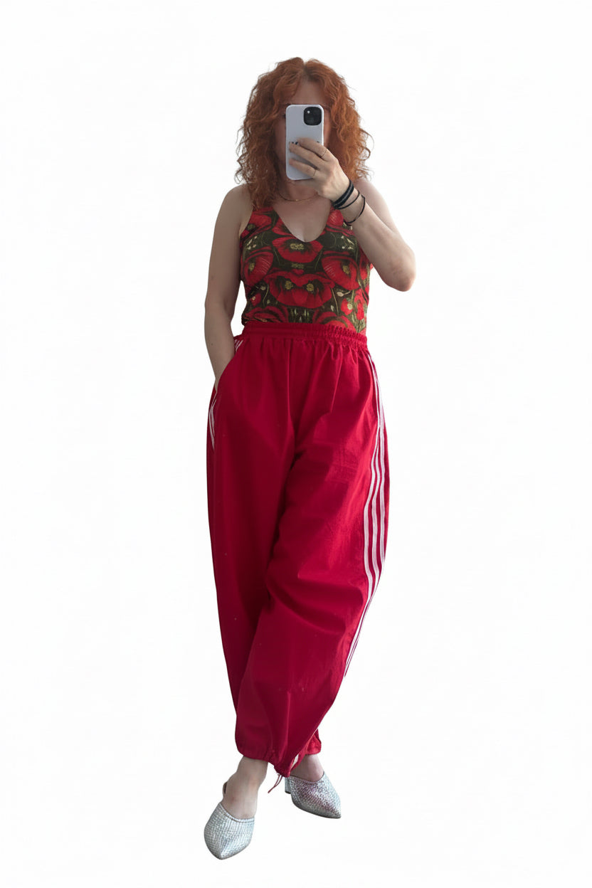 Parachute pants with stripes on the side Baroc Boutique