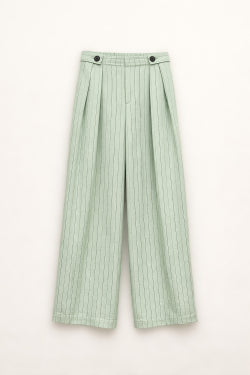 Pin stripe wide leg pants Baroc Boutique