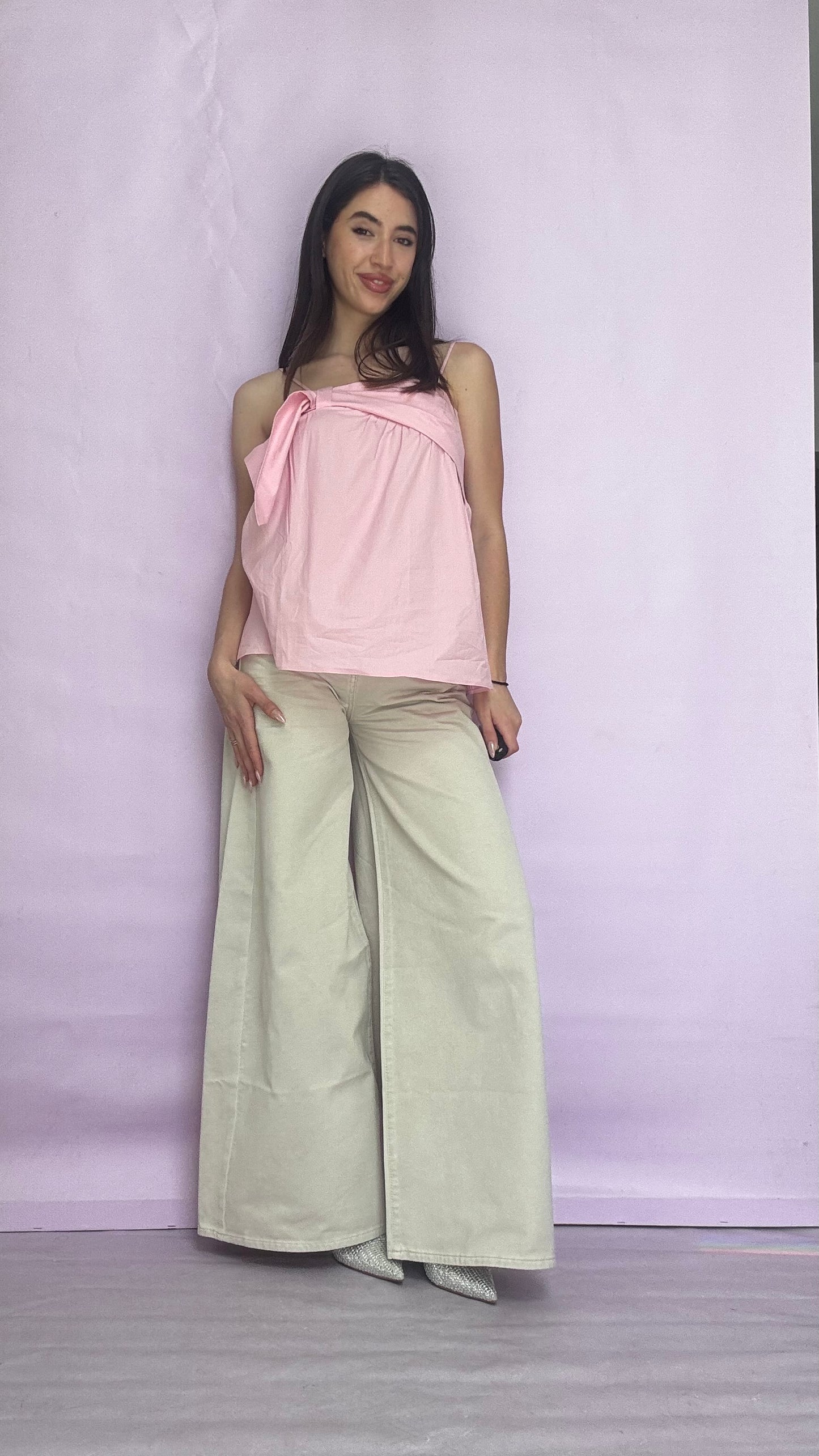 Pink strappy top Baroc Boutique