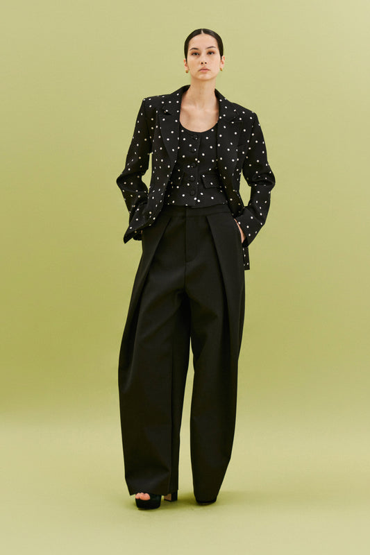 Polka dot padded blazer Baroc Boutique