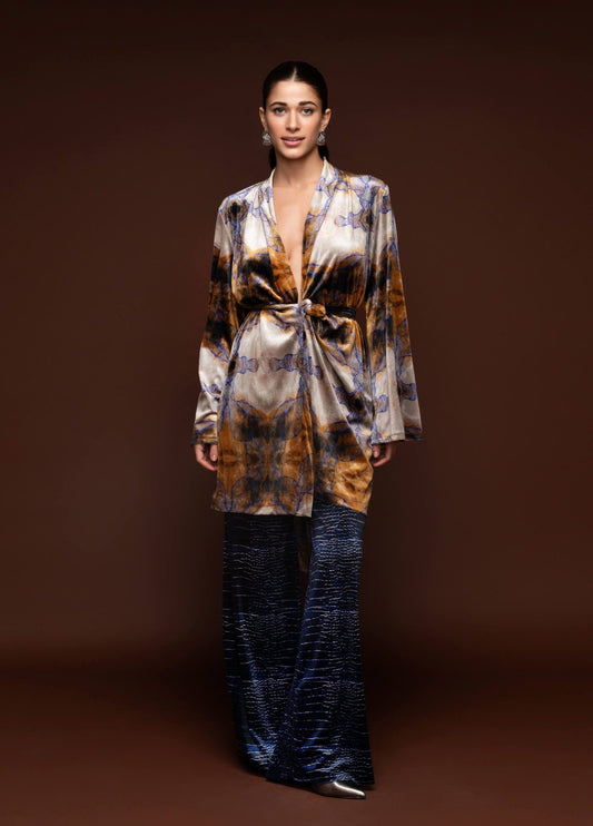 Reona velour kimono Baroc Boutique