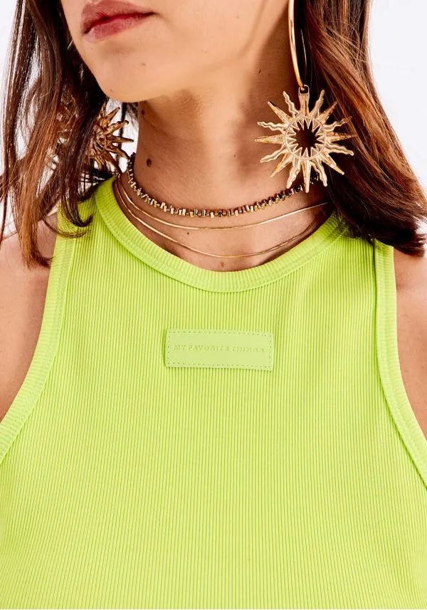Ribbed tank top Baroc Boutique