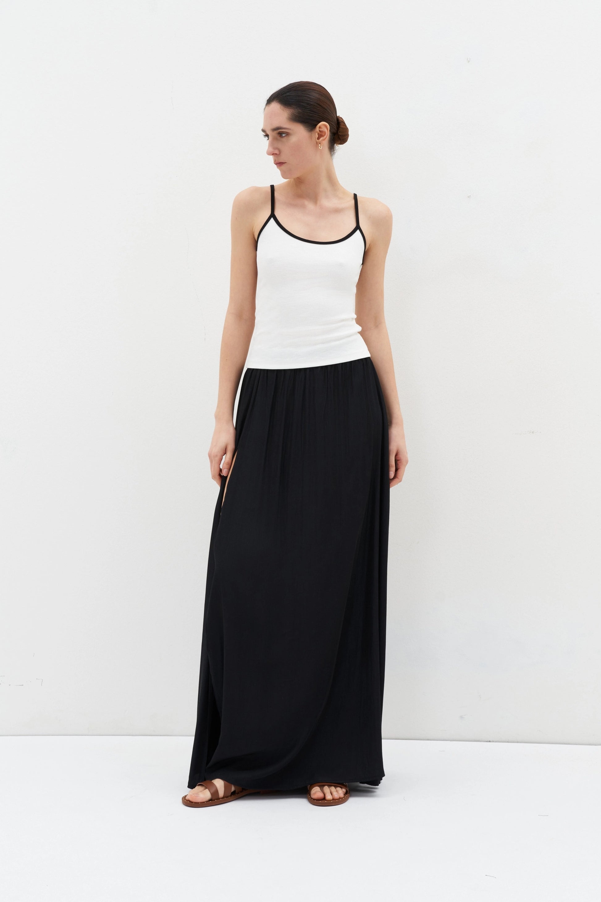 Ripped top with spaghetti straps Baroc Boutique