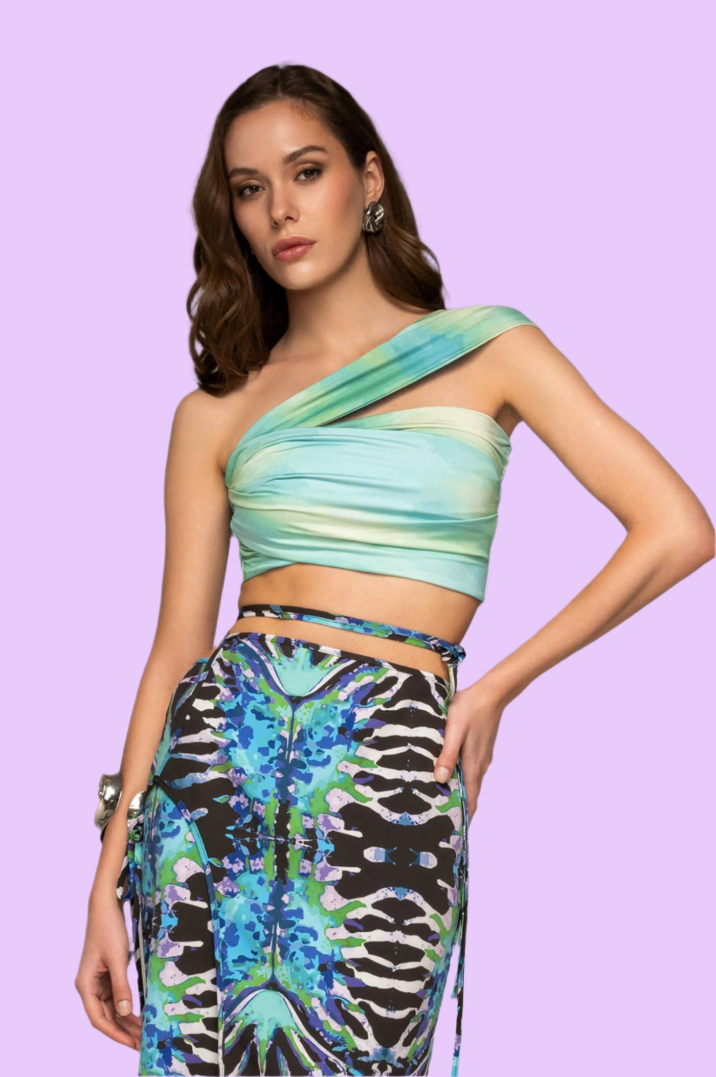 Cloud one shoulder top Baroc Boutique S/M
