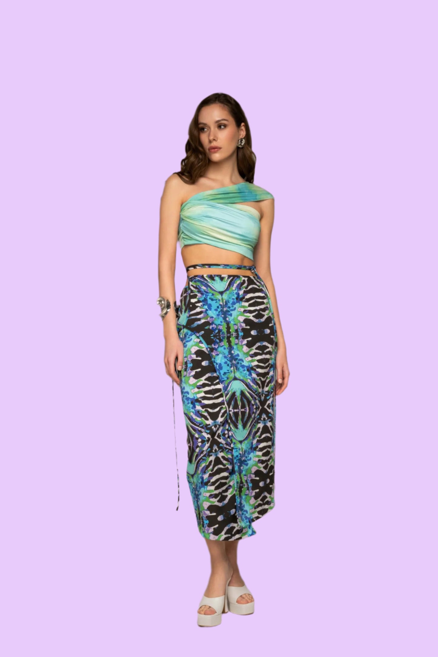 Cloud one shoulder top Baroc Boutique S/M