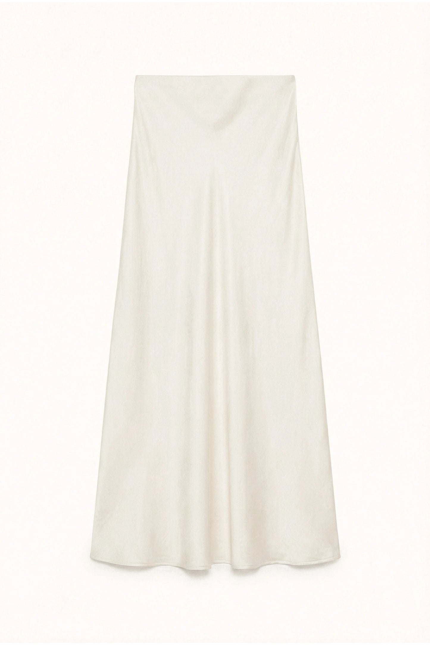 Cream Maxi skirt in cupro blend Baroc Boutique S/M