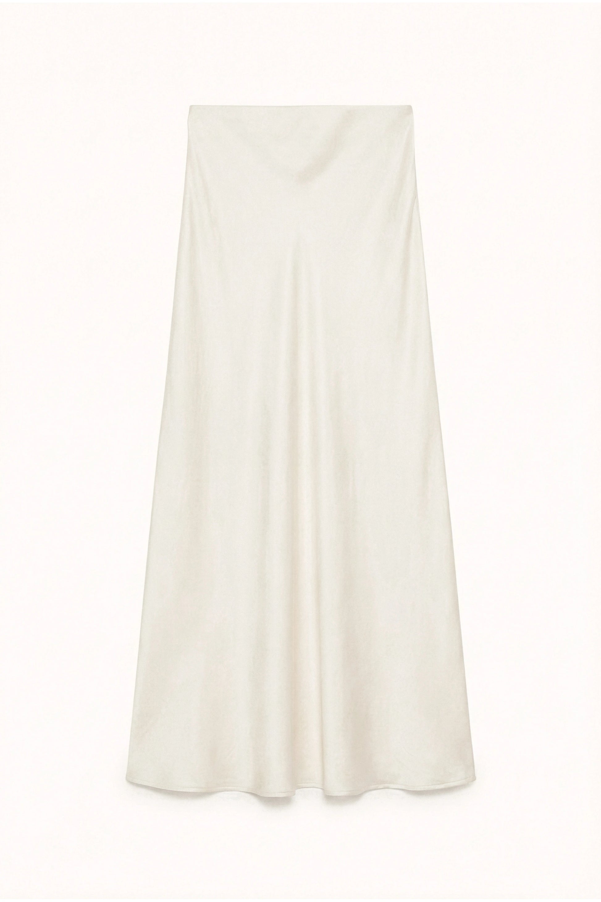 Cream Maxi skirt in cupro blend Baroc Boutique S/M