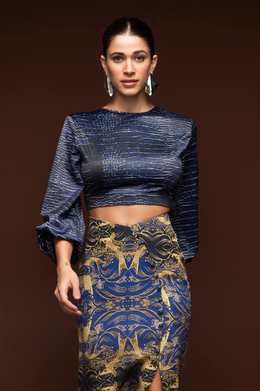 Noa wrap top Baroc Boutique S/M