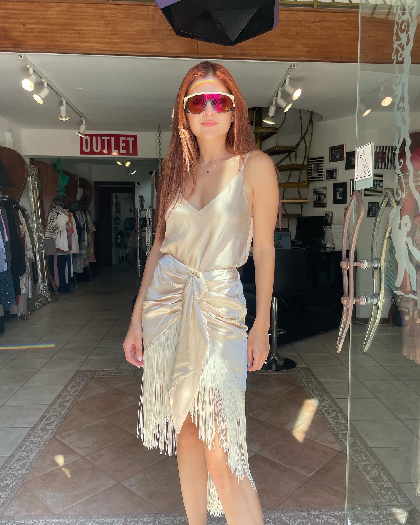 Satin Skirt Baroc Boutique