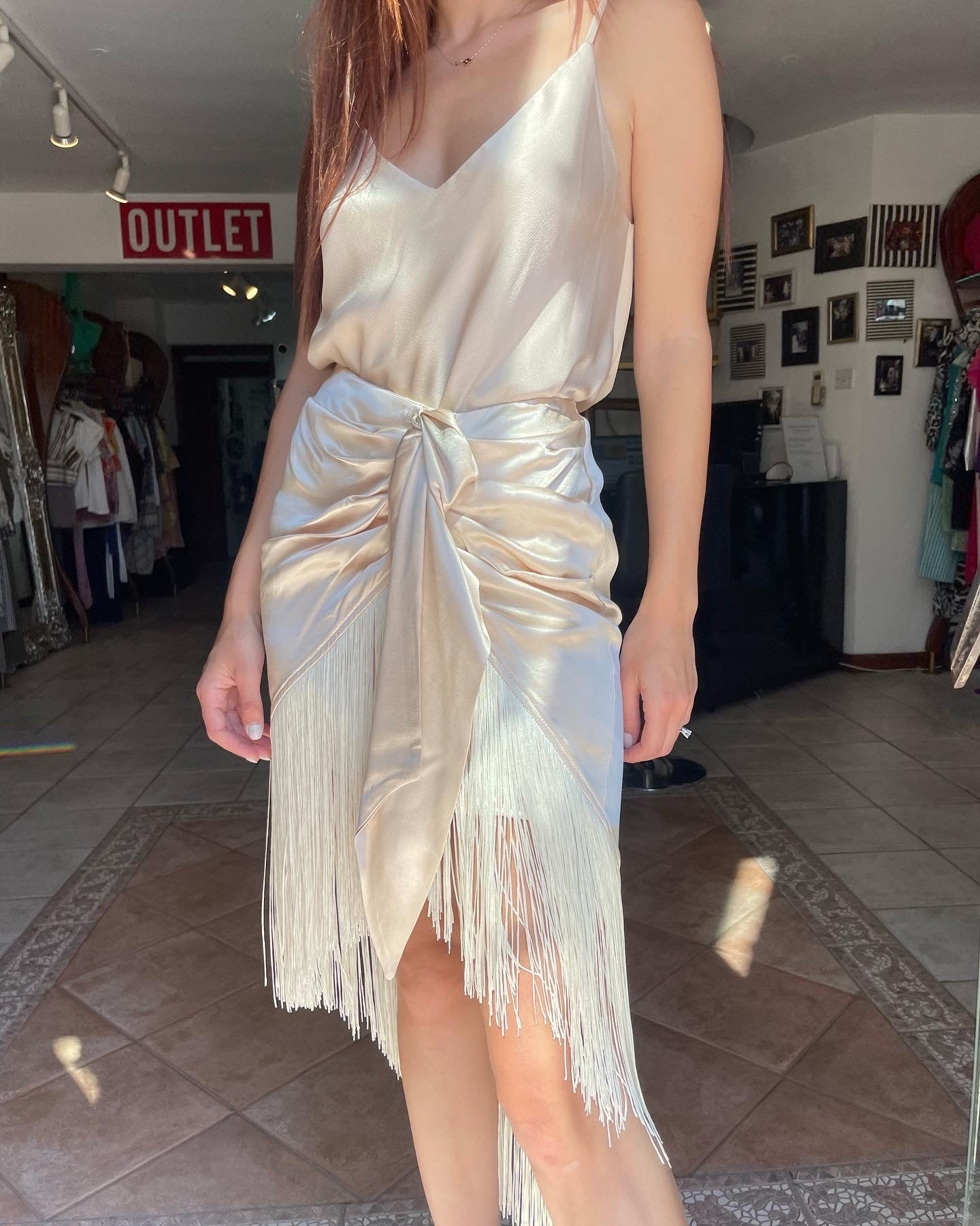 Satin Skirt Baroc Boutique