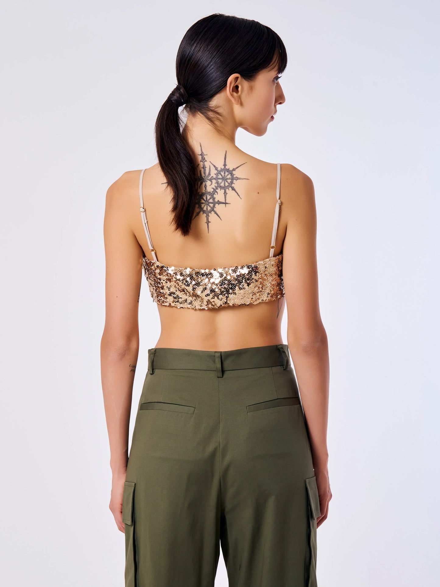 Sequin crop top Baroc Boutique