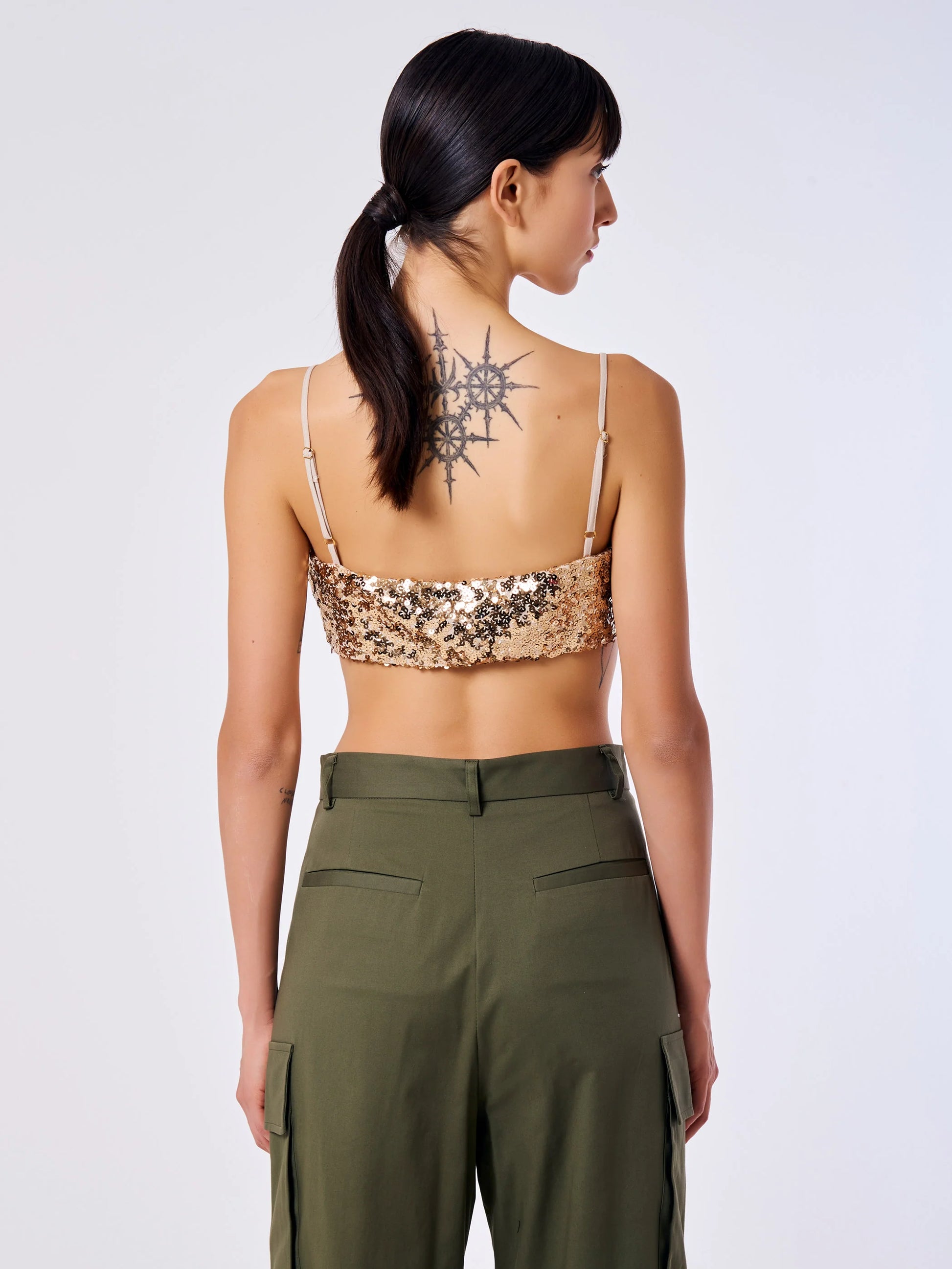 Sequin crop top Baroc Boutique